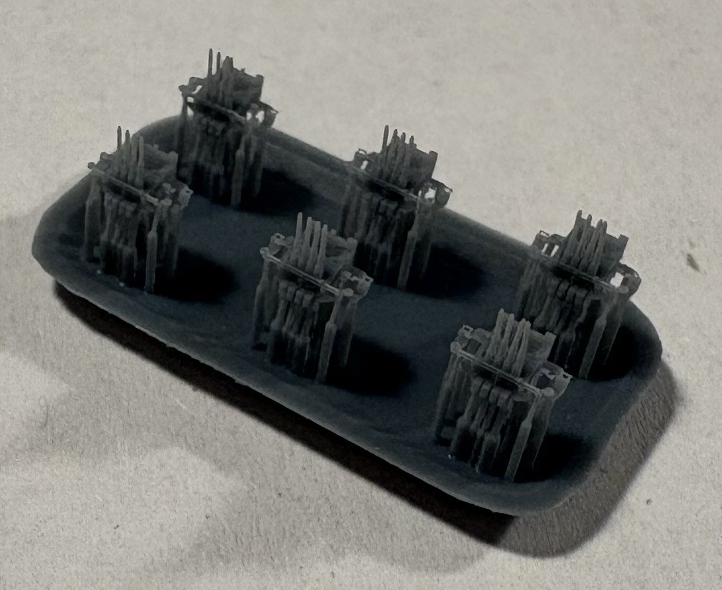 1/700 3D Printed Quad 1.1” “Piano Type” Early War AA Guns X 12