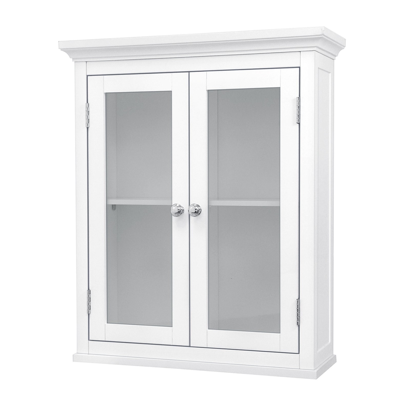 Teamson Home 20" x 24.02" Removable Wall Cabinet, White
