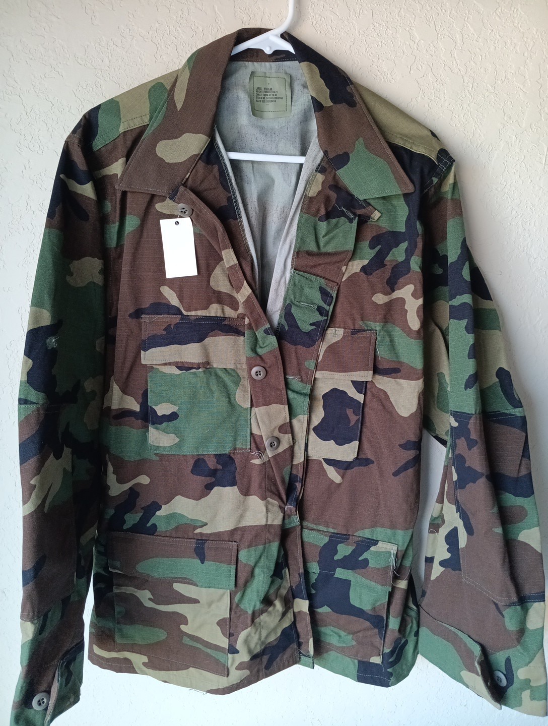 US Army Combat Hot Weather Woodland Camo Uniform Pants New