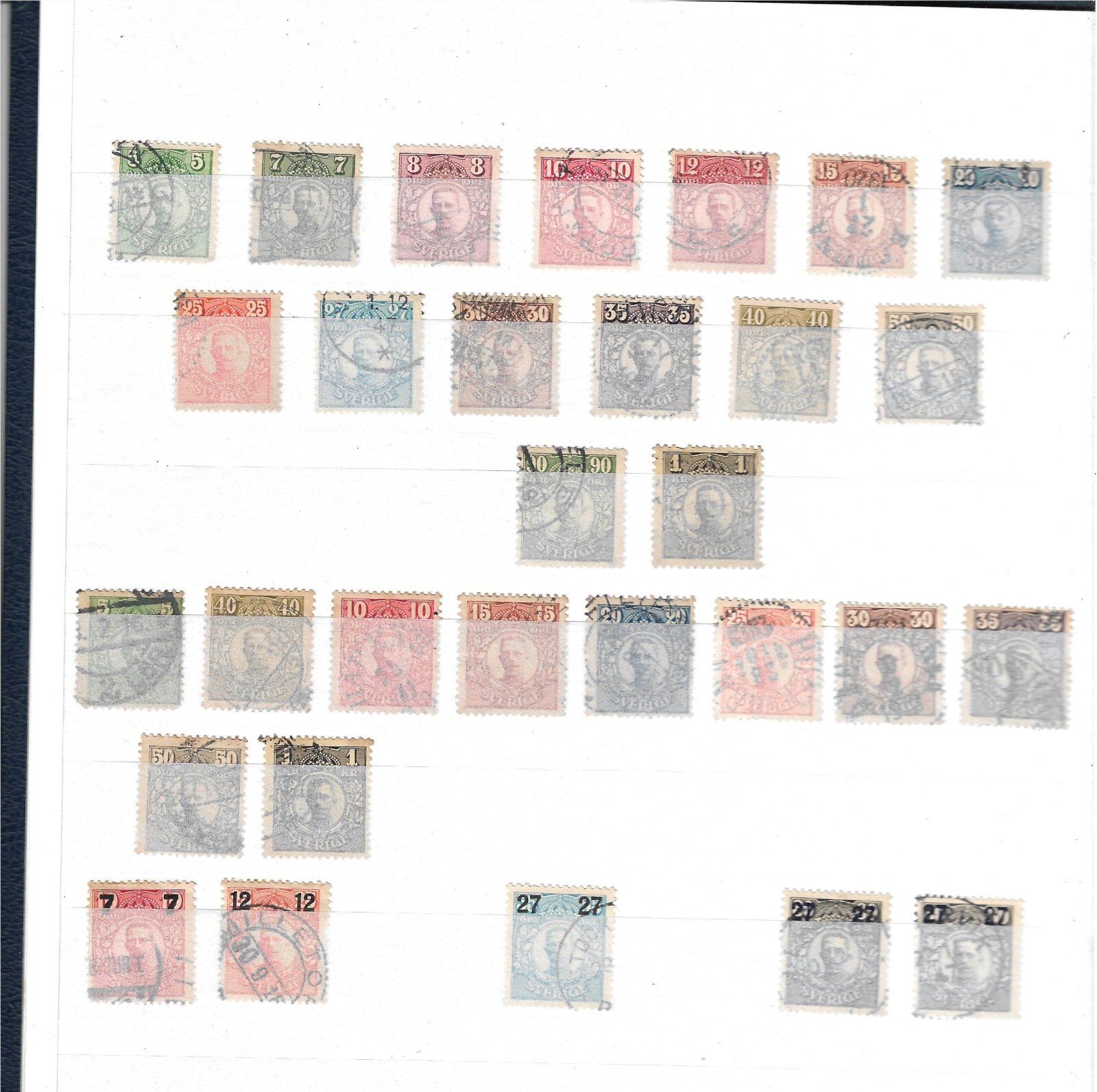 Excellent Sweden collection in stockbook!!