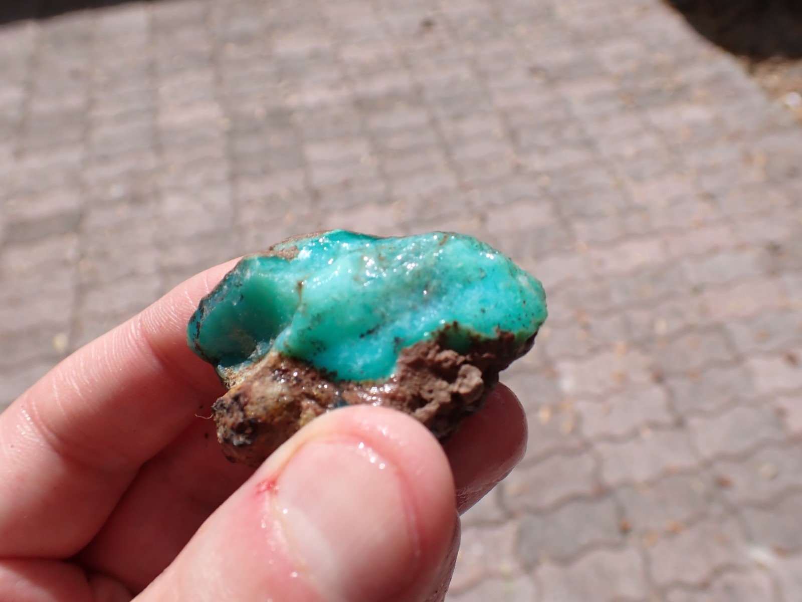 Gem Silica Rough 25.8g Ray Mine 1980's Greens and Blues - Translucent!