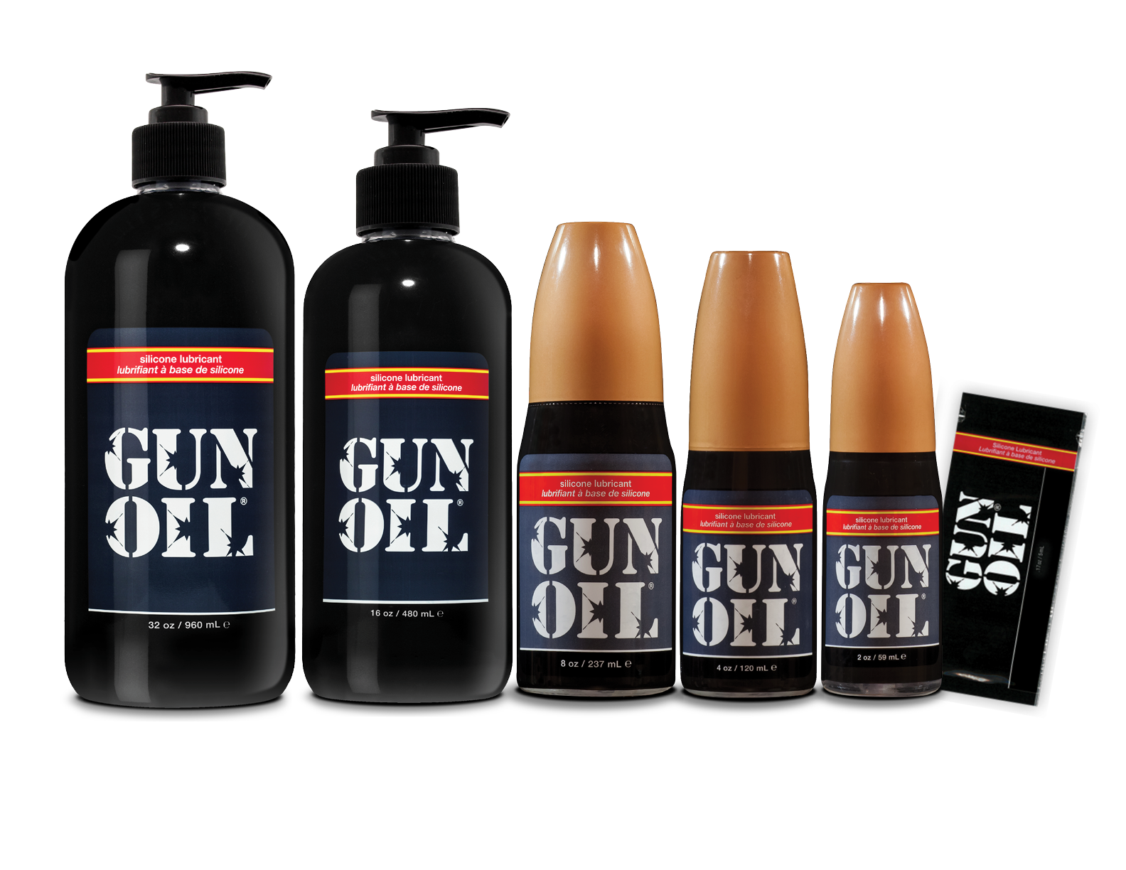 Authentic GUN OIL Silicone-Based Personal Lubricant Premium Glide Sex Lube ®