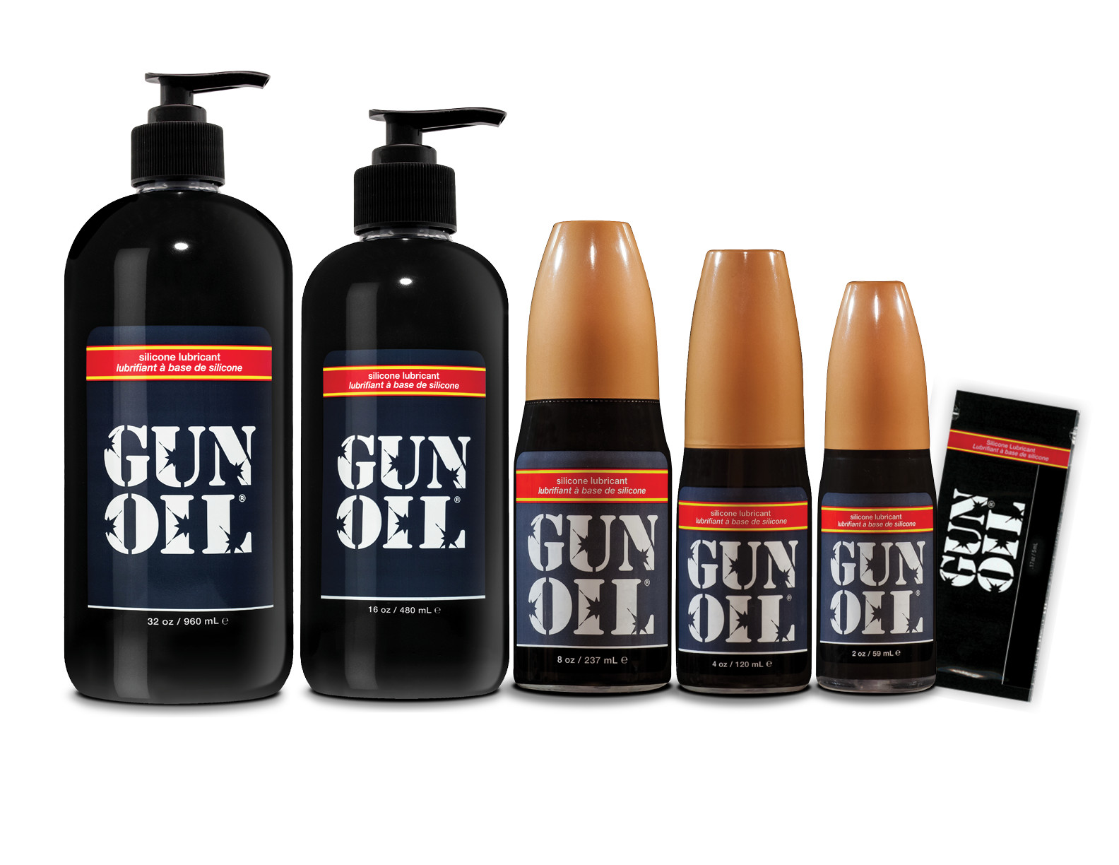 GUN OIL Silicone Based Personal Lubricant Premium Glide Long Lasting Sex Lube
