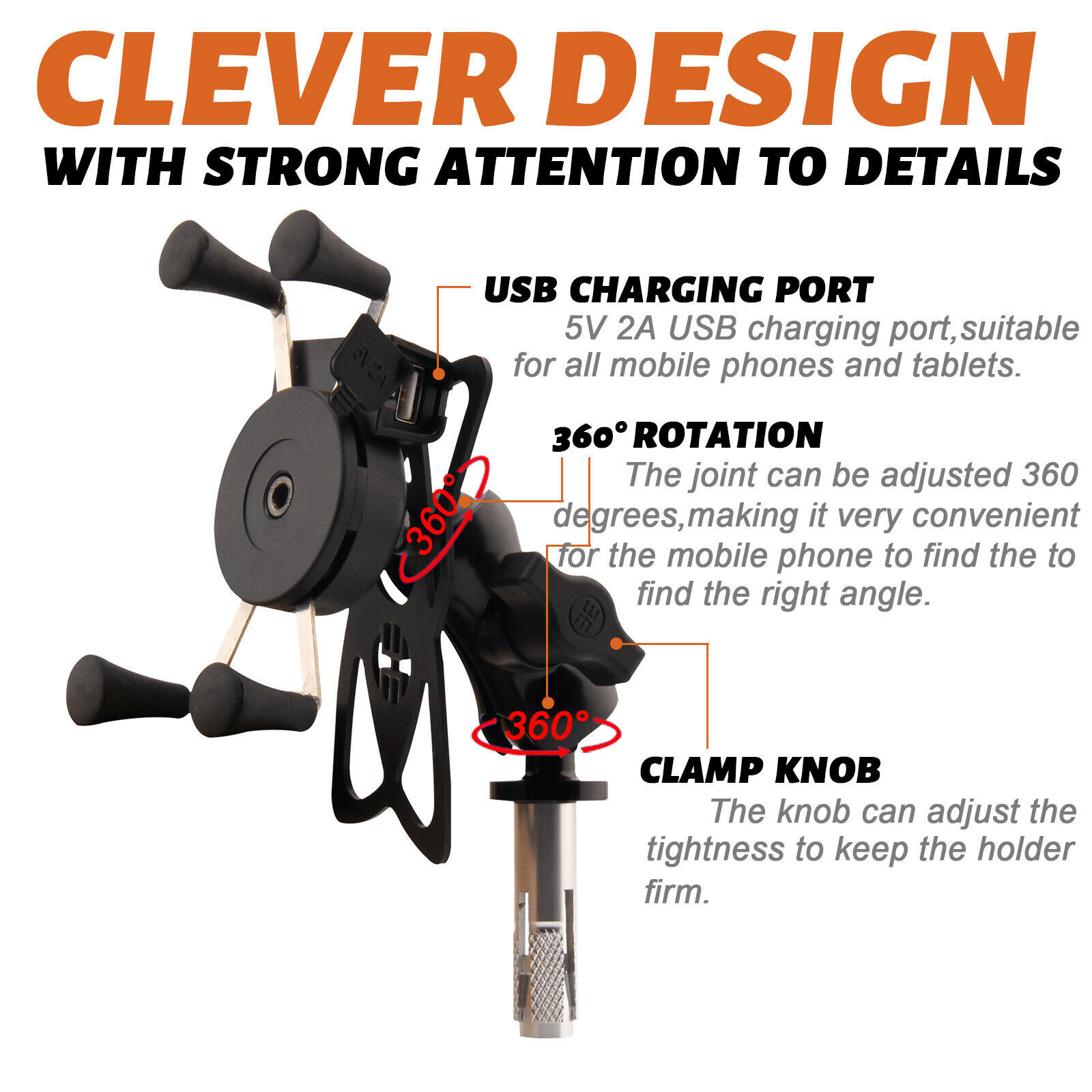 Navigation Phone Mount Bracket Holder For HONDA CBR 600RR CBR600RR 2007-2022