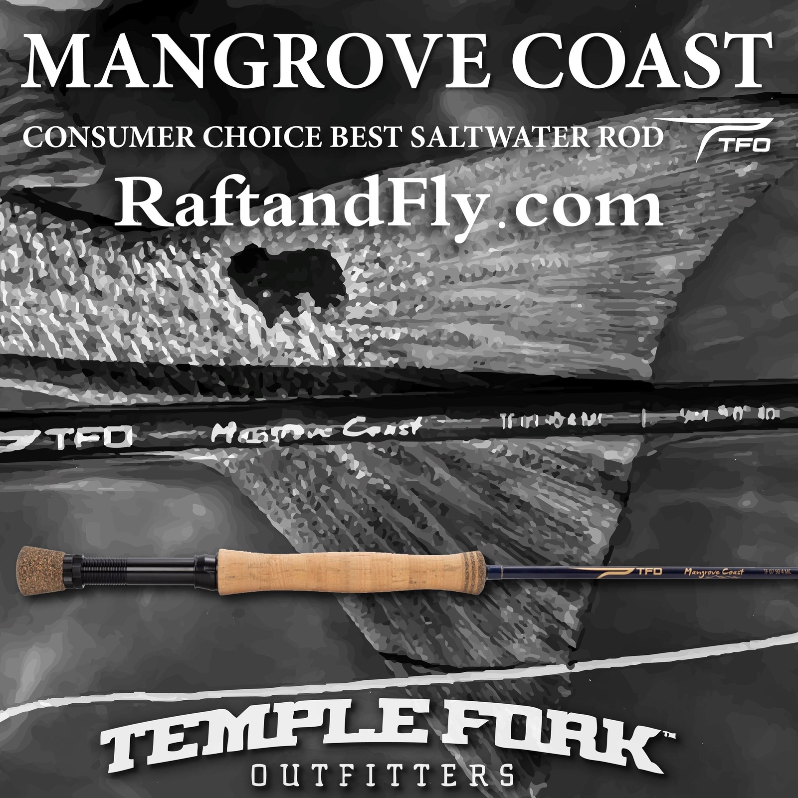 TFO Mangrove Coast 7wt 9'0" Fly Rod - Lifetime Warranty - FREE SHIPPING