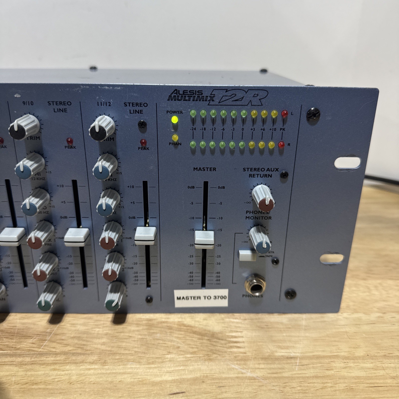 Alesis MultiMix 12R 12-Channel Rack Mount Analog Mixer w/ 8 XLR Mic Inputs