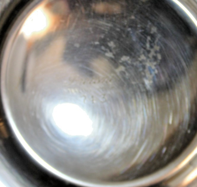 Pair Sterling Silver Preisner Candelabra Georgian 3 Arm Candlesticks 16" #743