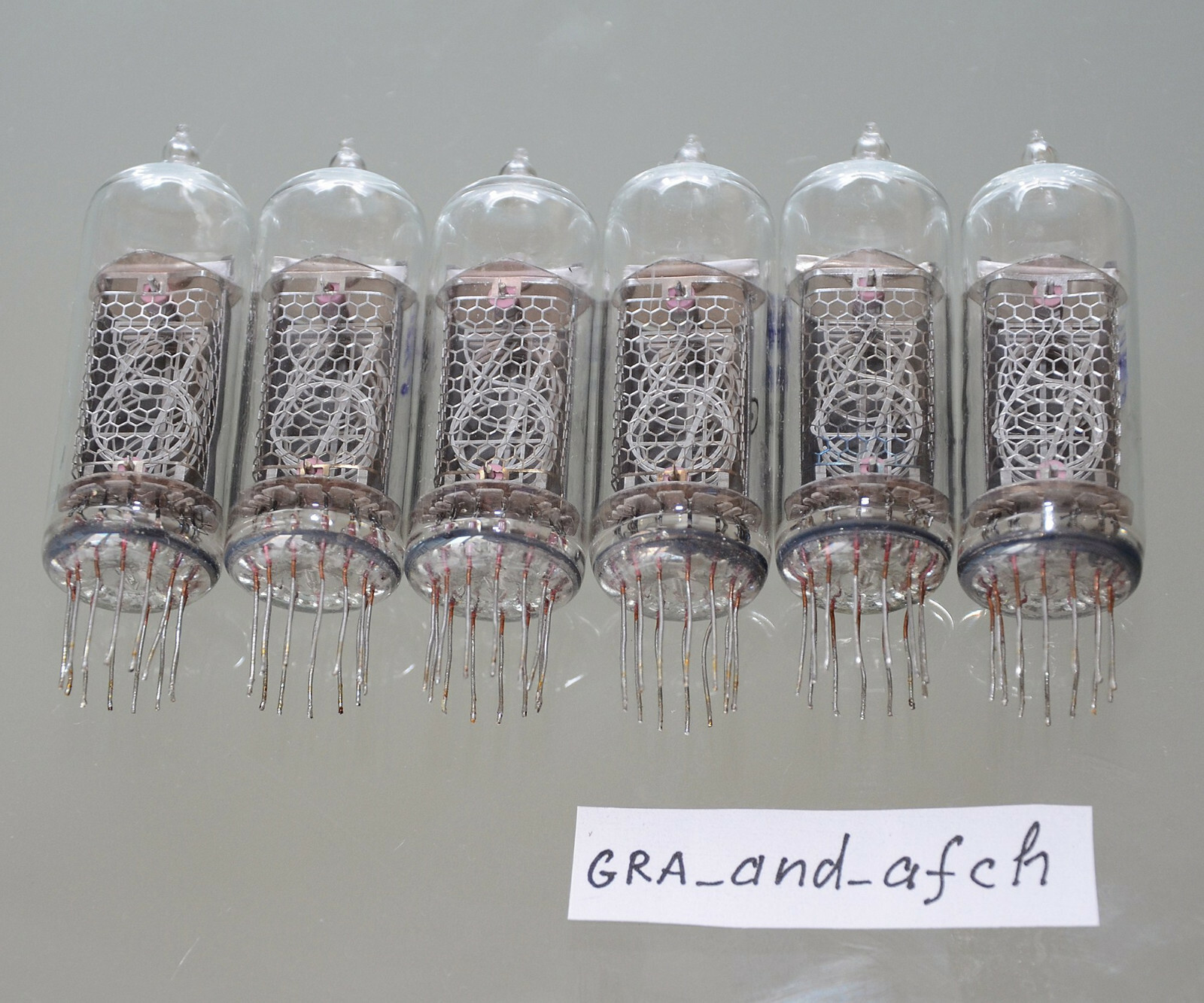 IN-14 Nixie Tubes UNUSED TESTED [6 pcs SET] FAST DELIVERY UPS 3-5 Days