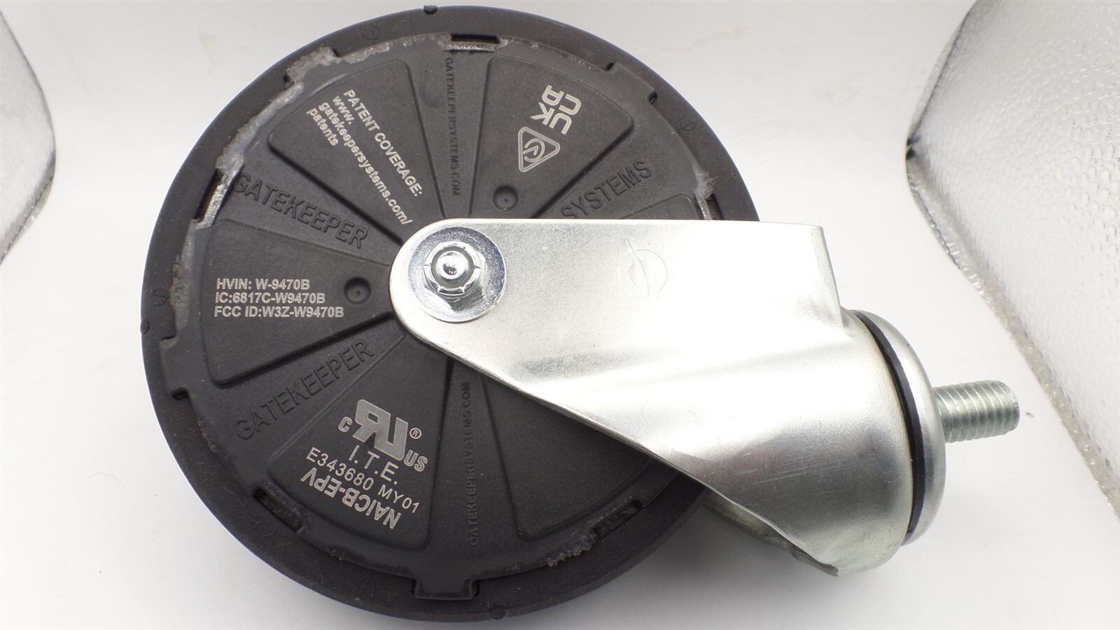 GATEKEEPER SYSTEMS W-9470A 5" REMOTE CONTROL LOCK SHOPPING CART CASTER 10-WHEELS