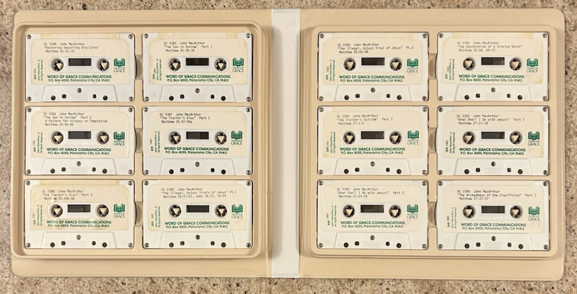 The Book Of Matthew on Cassette by John MacArthur Jr. (Read Full Description)