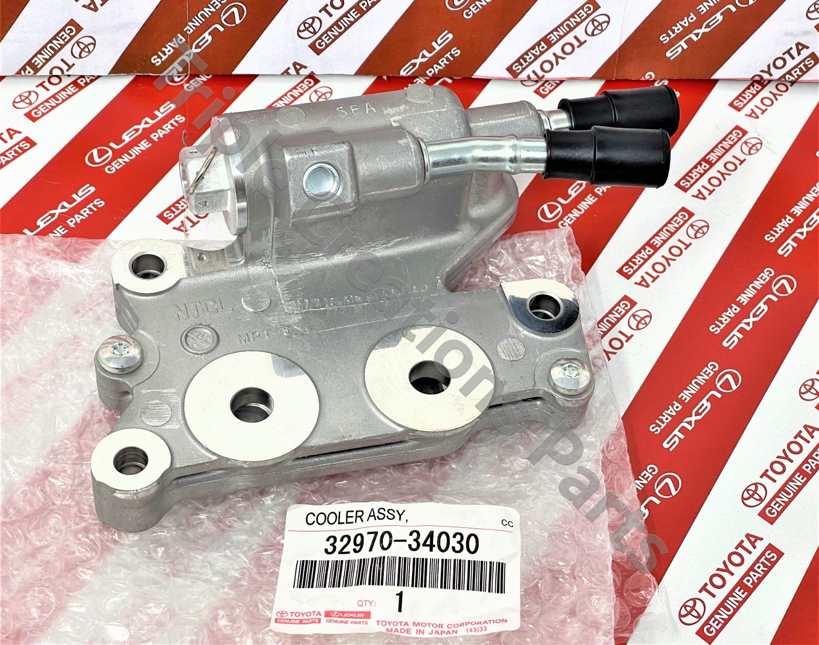 GENUINE Toyota OEM COOLER ASSY TRANSMISSION OIL WITH THERMOSTAT 32970-34030