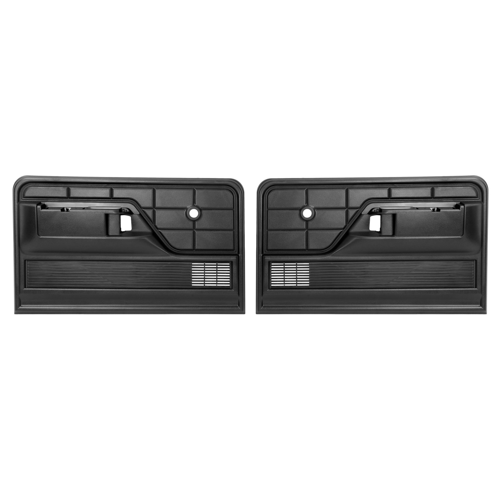 Fit 73-79 Ford F-100 F-150 F-250/ 78-79 Ford Bronco Interior Door Panels Black