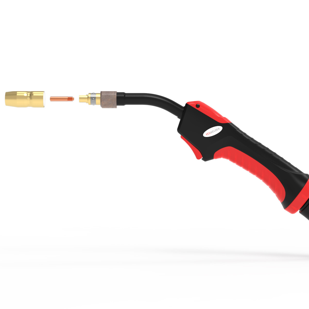 Flexible Head MIG Welding Gun 100A 10ft Replace Hobart Handler 135/140/175/180