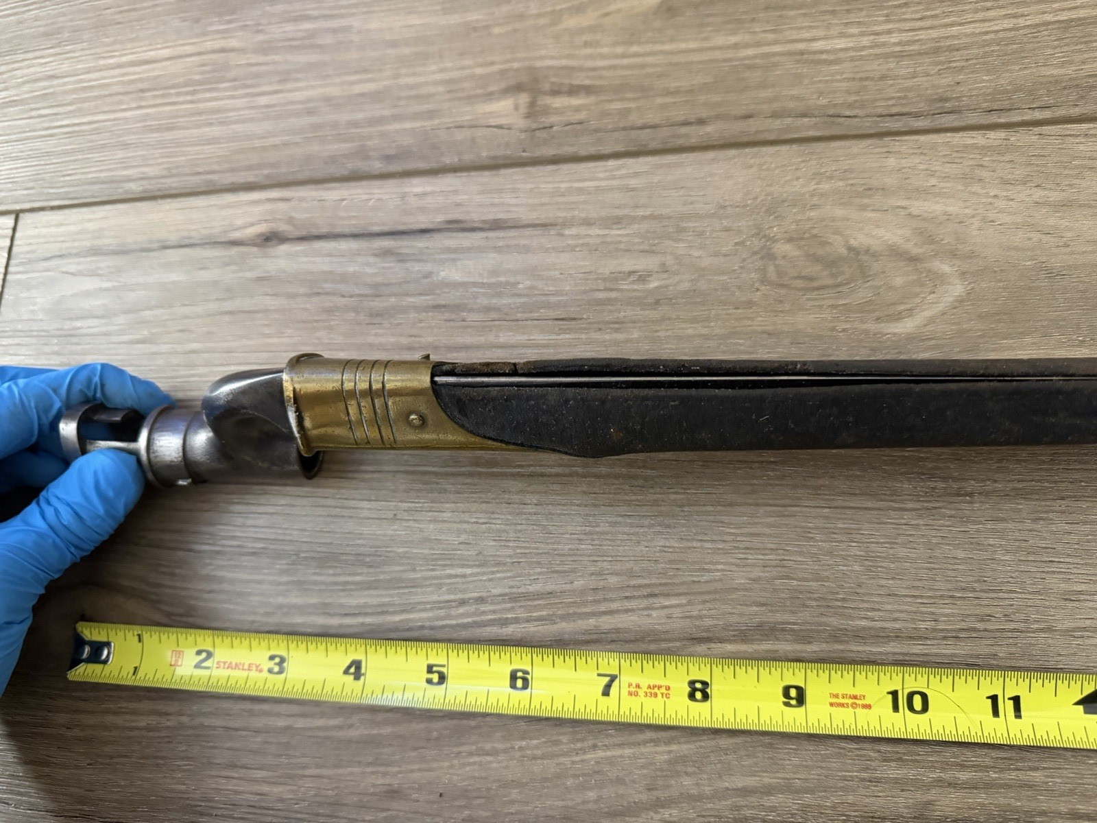 Zulu War Era British Pattern 1876 Martini-Henry Rifle Socket Bayonet!