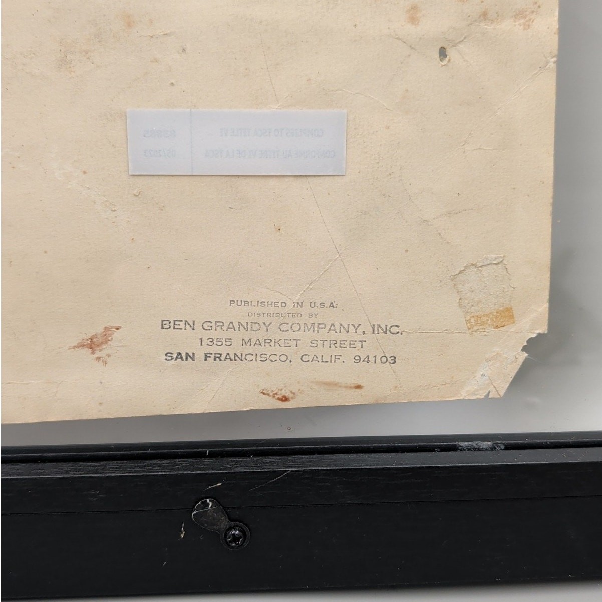 GRATEFUL DEAD FD 45-1 AVALON BALLROOM CONCERT POSTER 1967 Dead Classic Vintage