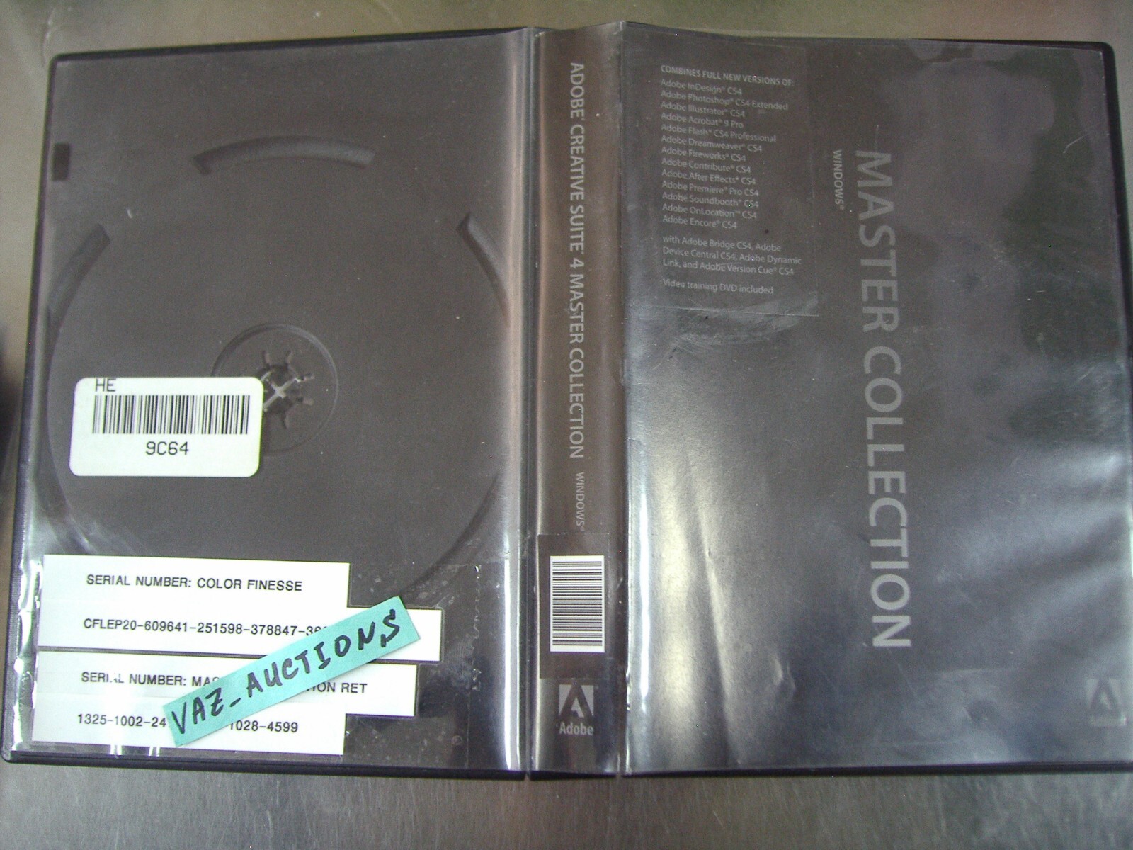 Adobe Creative Suite 4 CS4 Master Collection For Windows Full Retail DVD Version