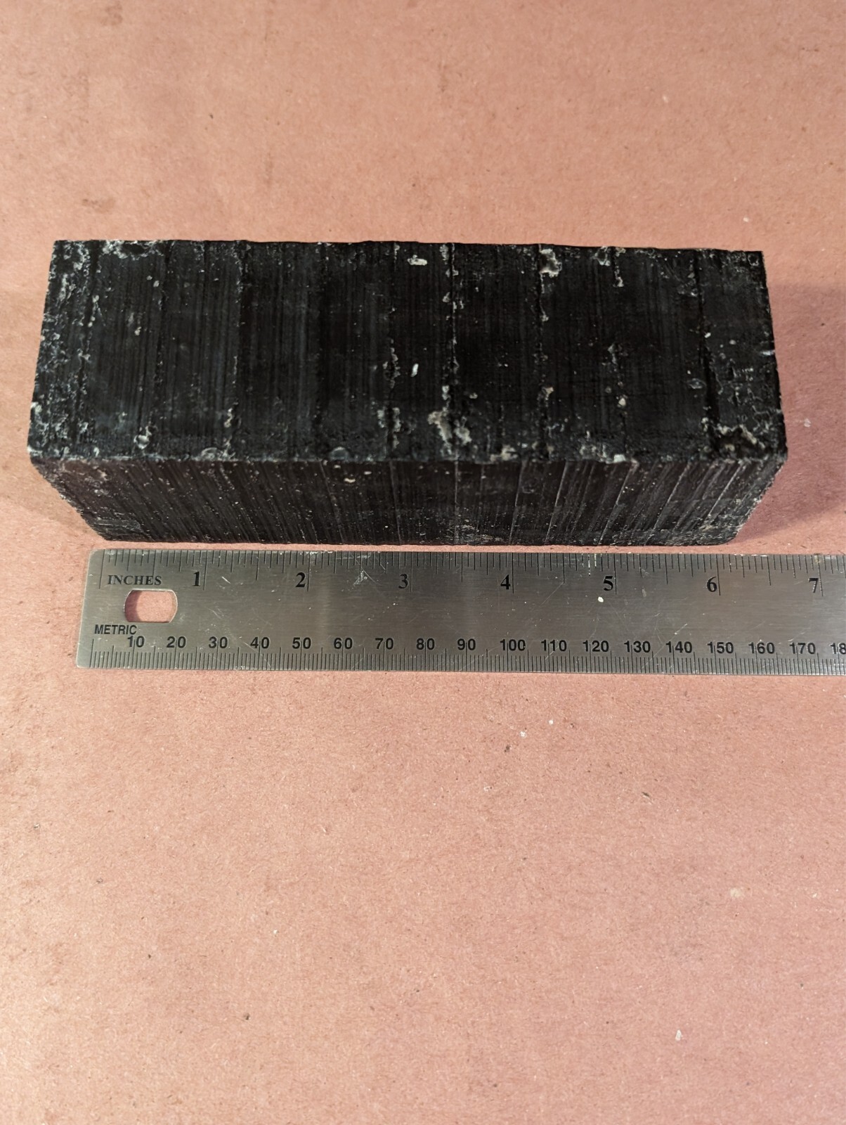 Gaboon Gabon Ebony Turning Blank Spindle Wood Block 2" x 2" x 6"
