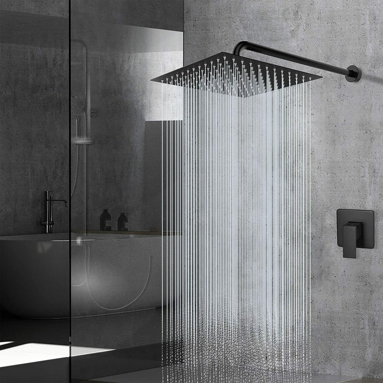 Stainless steel Rainfall Shower Head Ultrathin Rain Shower head High Pressure