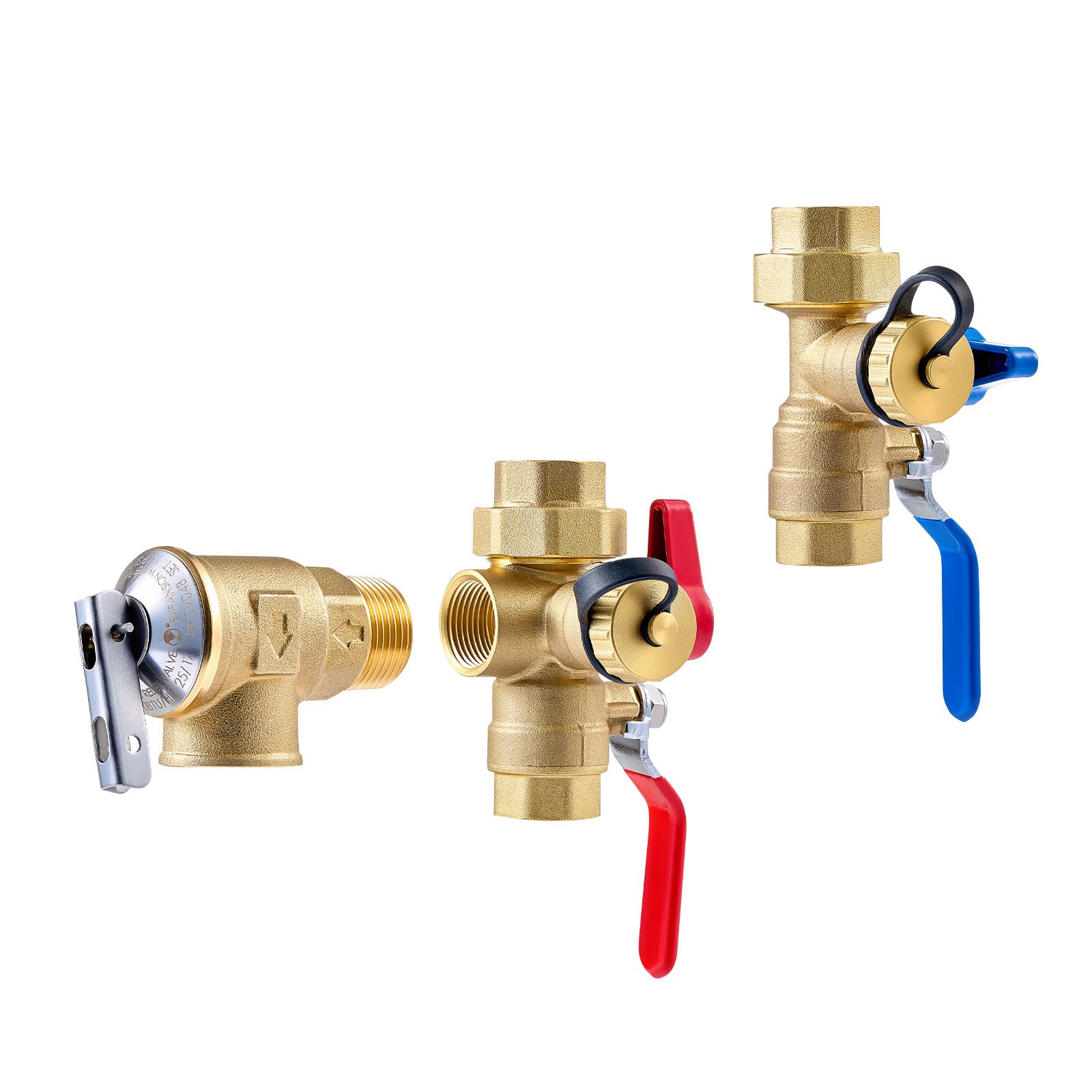 VEVOR Water Heater Kit 3/4" Water Heater Flush Kit with 2PCS Isolation Valves