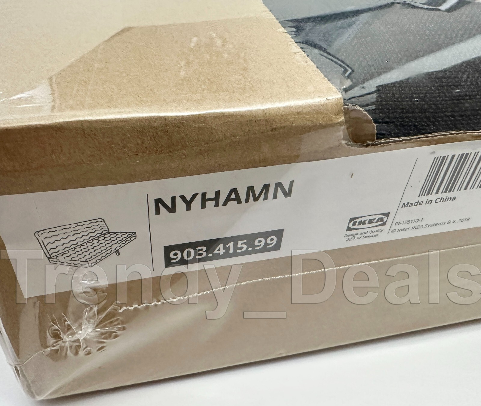 Ikea NYHAMN Sleeper Sofa Cover Skiftebo Anthracite (Dark Gray) 903.415.99 - NEW
