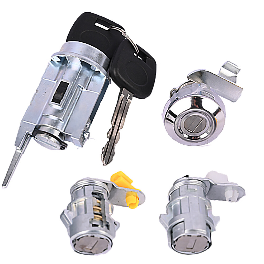 New Door Lock & Key Ignition Barrel Set For Toyota Pickup Hilux RN85 LN106 88-97