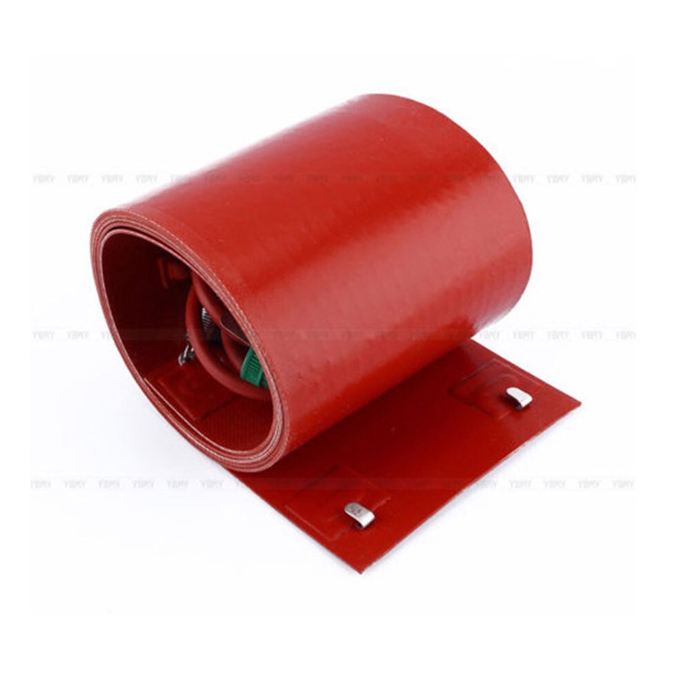 110V Oil Drum Heater Silicone Heating Blanket 1740*250*1.8mm Rubber Heater 2000W
