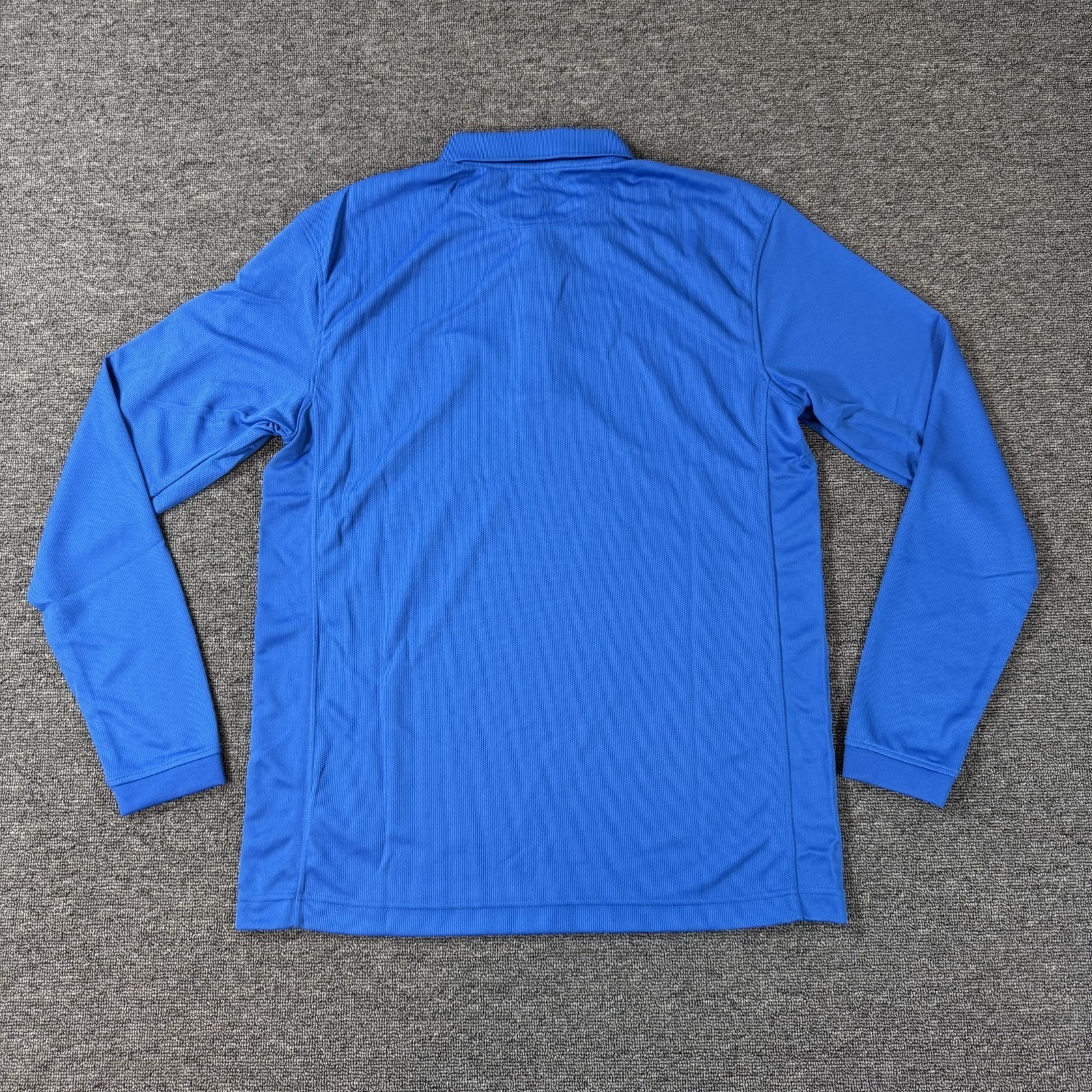 TPC Sawgrass The Players Men's Small Blue Long Sleeve Golf Polo