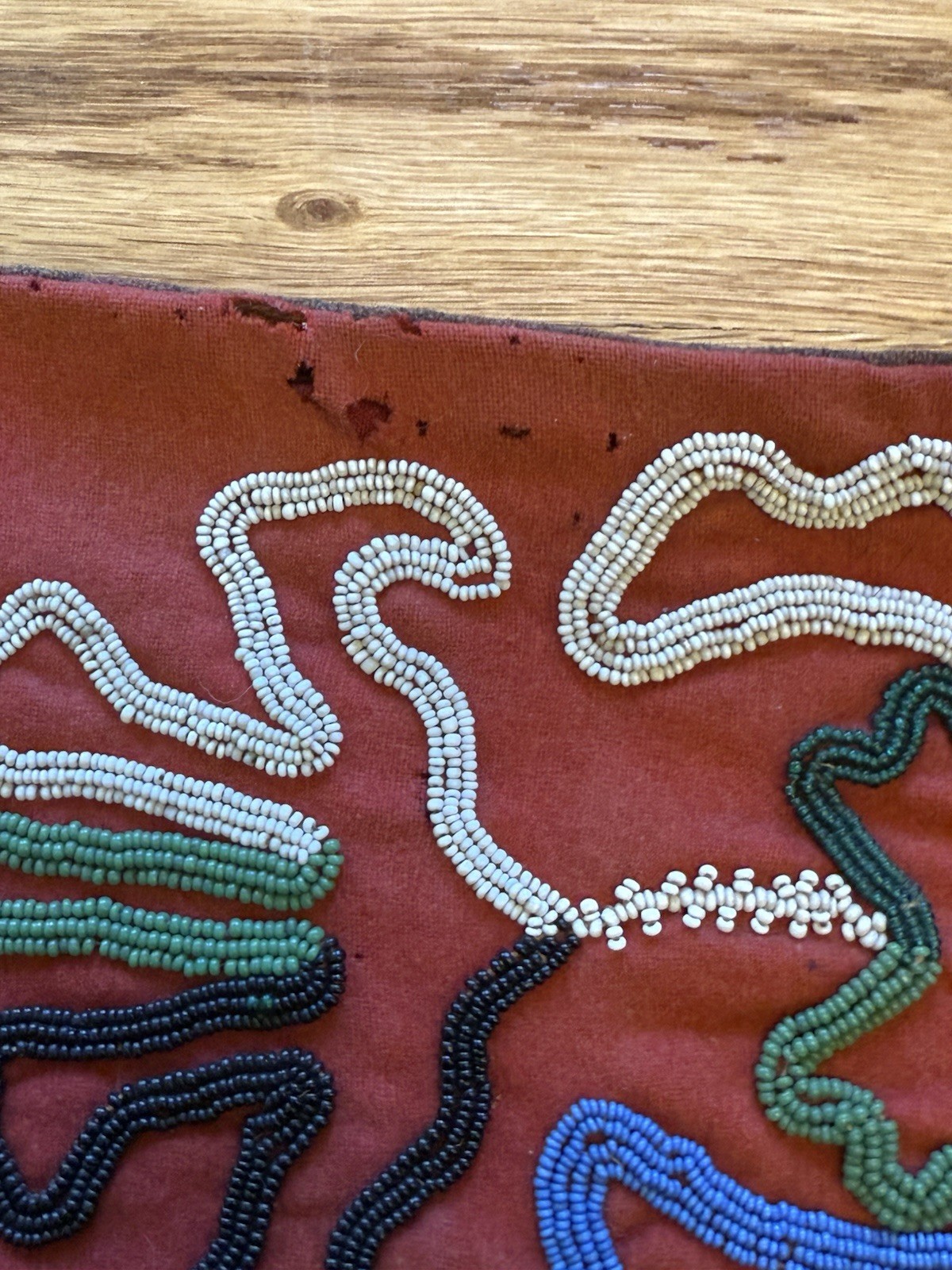 Antique Late 1800’s Tlingit Beaded Belt