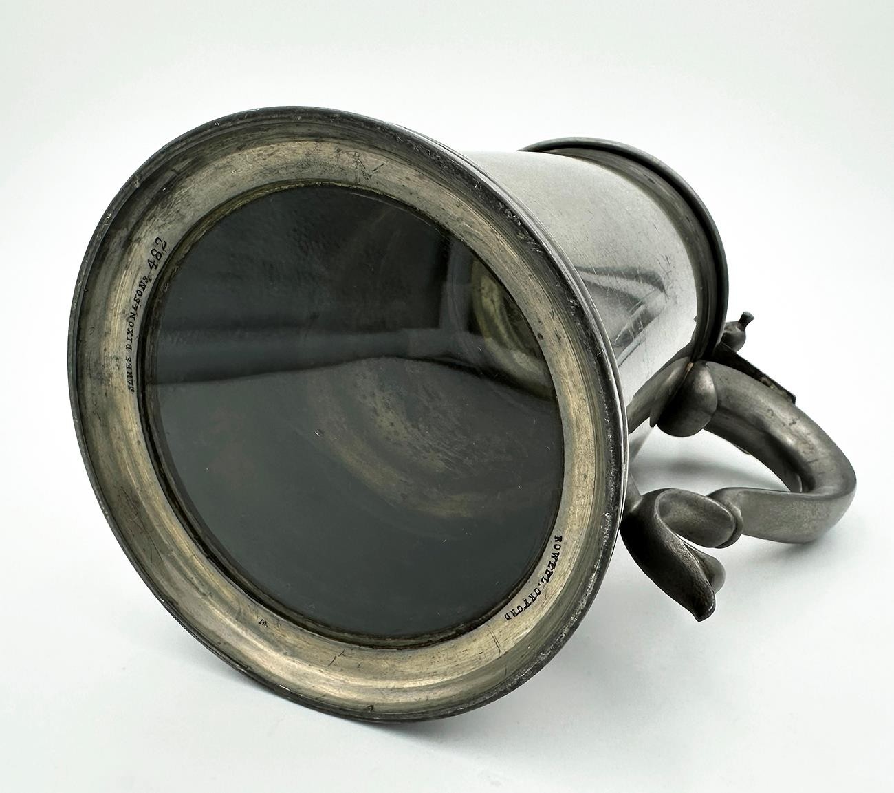 VICTORIAN SOUTHPORT ROWING CLUB ROWING PEWTER TROPHY CUP 1872 J DIXON & SONS