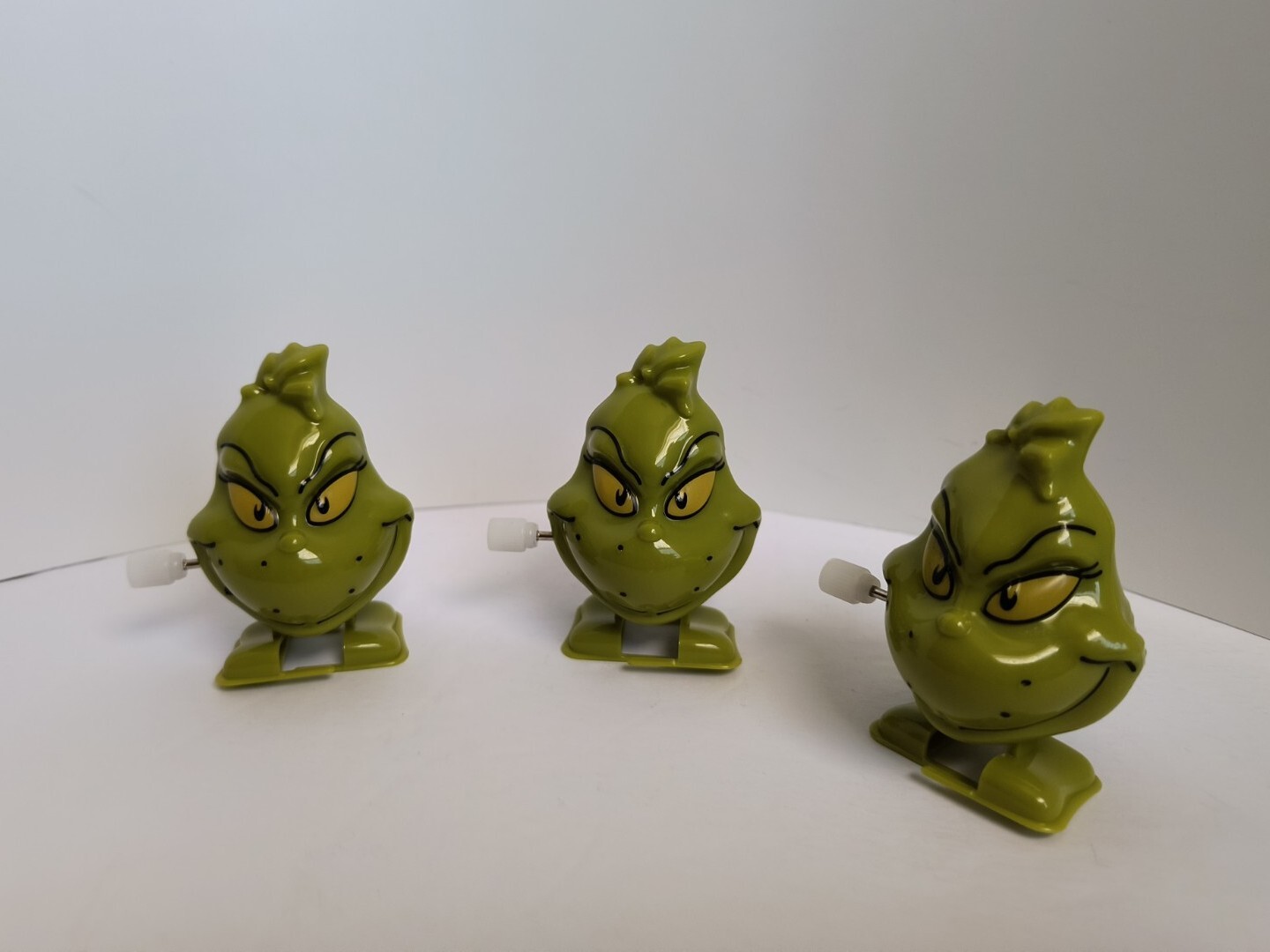 The Grinch Mean One Dr. Seuss Wind-up Walking Toy Christmas Set of 3 🆕Free ship