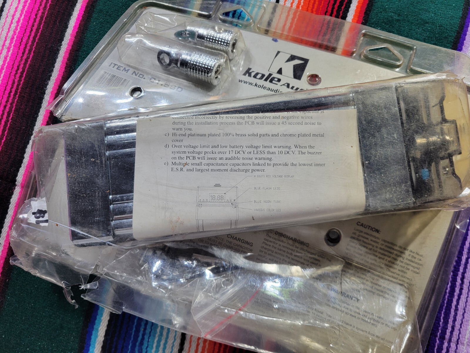 Kole Audio Power Acoustik 2.5 Farad Capacitor