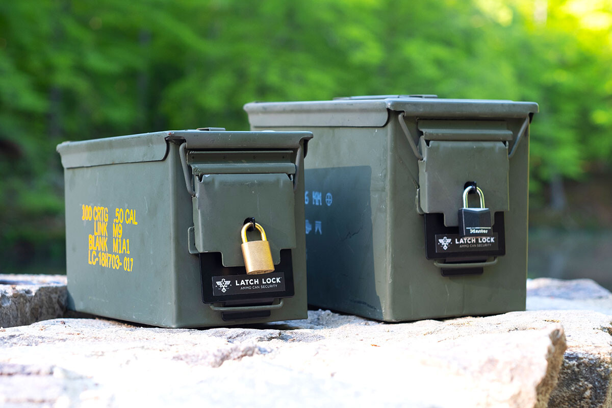 LATCH LOCK ammo can security locking device (w/ No Lock) for .50 cal and Fat 50