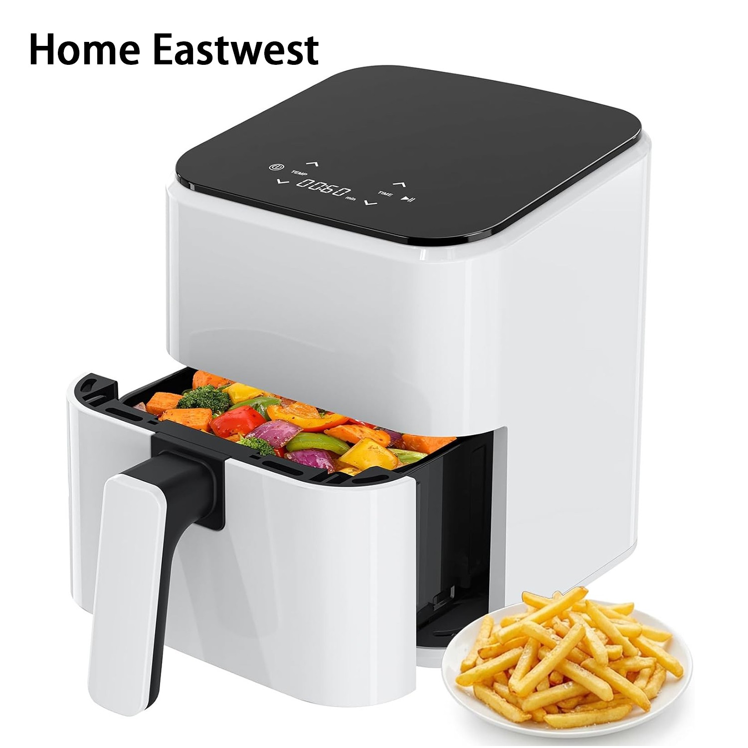 Home Eastwest 3QT Air Fryer,Small Air Fryer w/Digital PP Touch Panel,160℉- 400℉