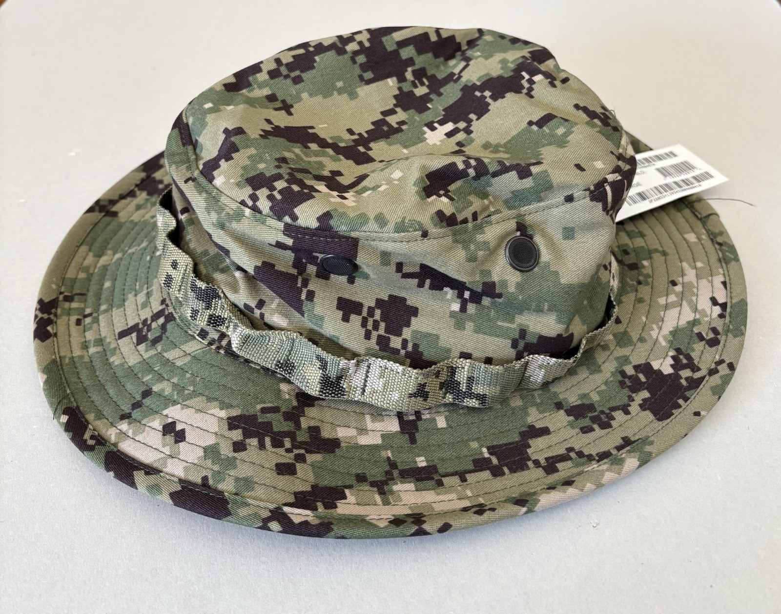 NEW US NAVY NWU Type III  AOR2 Woodland Boonie Hat SUN COVER size XL X-large