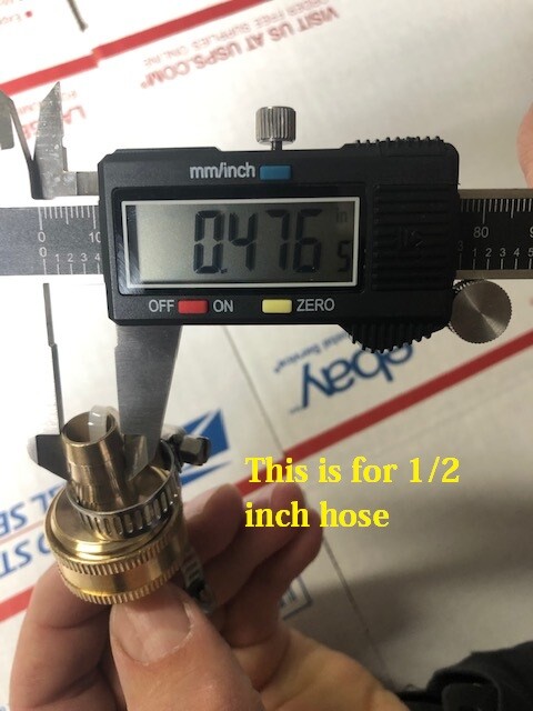 1/2" Garden Brass Hose Mender End Repair Kit Connector Set