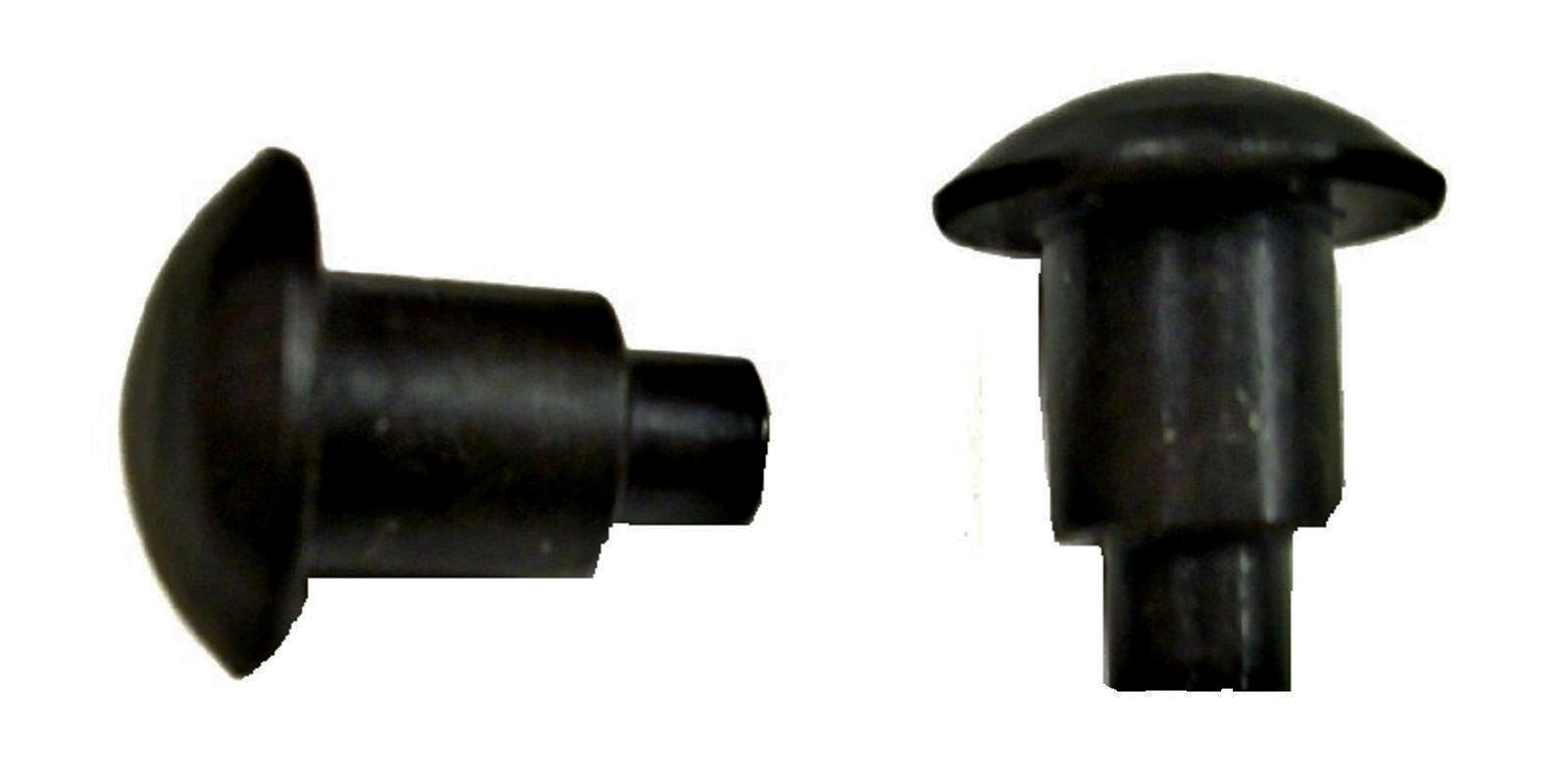 Spur Button Replacement Set Black Steel Sold in Pairs New