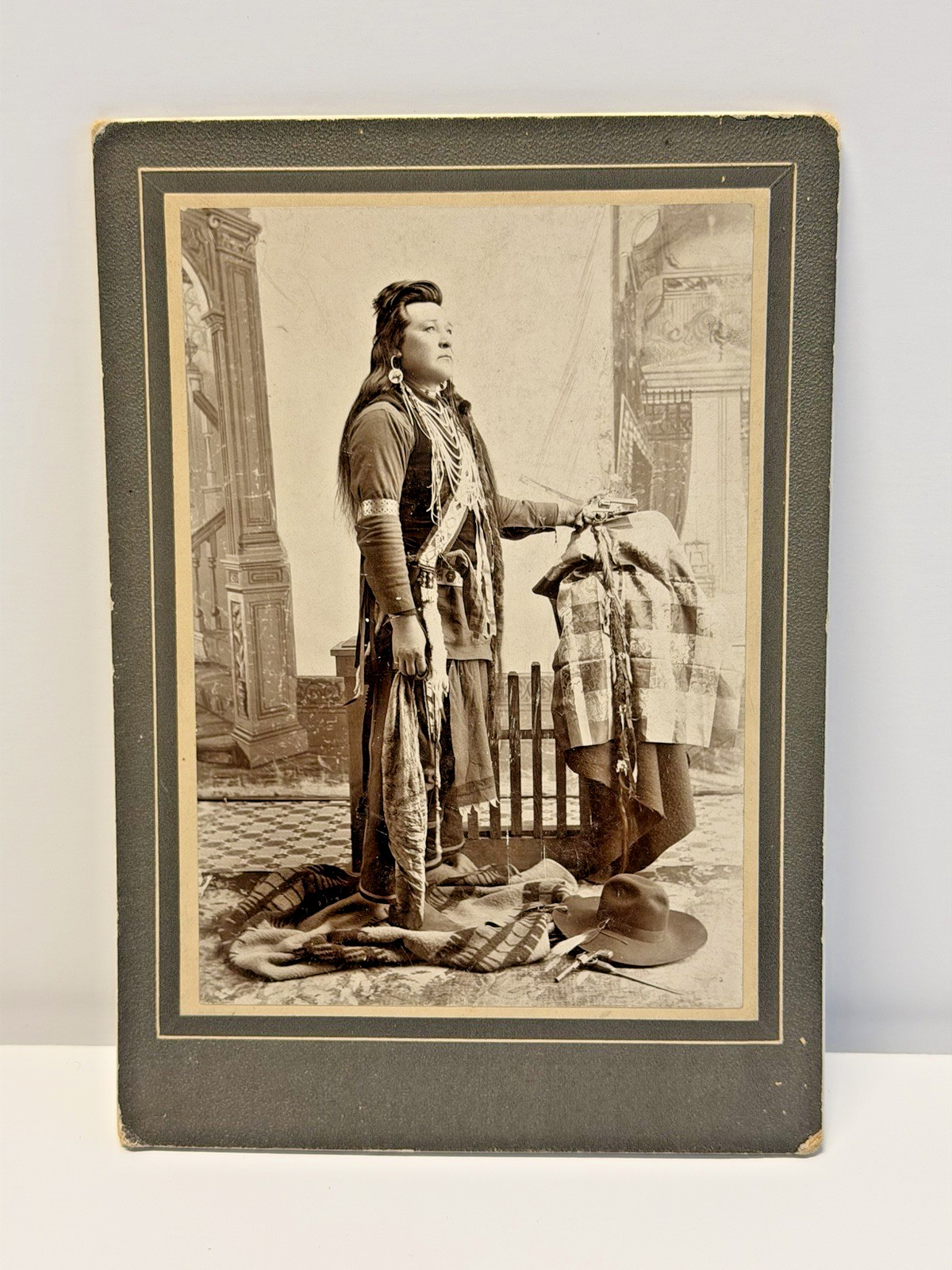 Vintage Native American Indian Photograph of Camanche Leader Quanah Parker