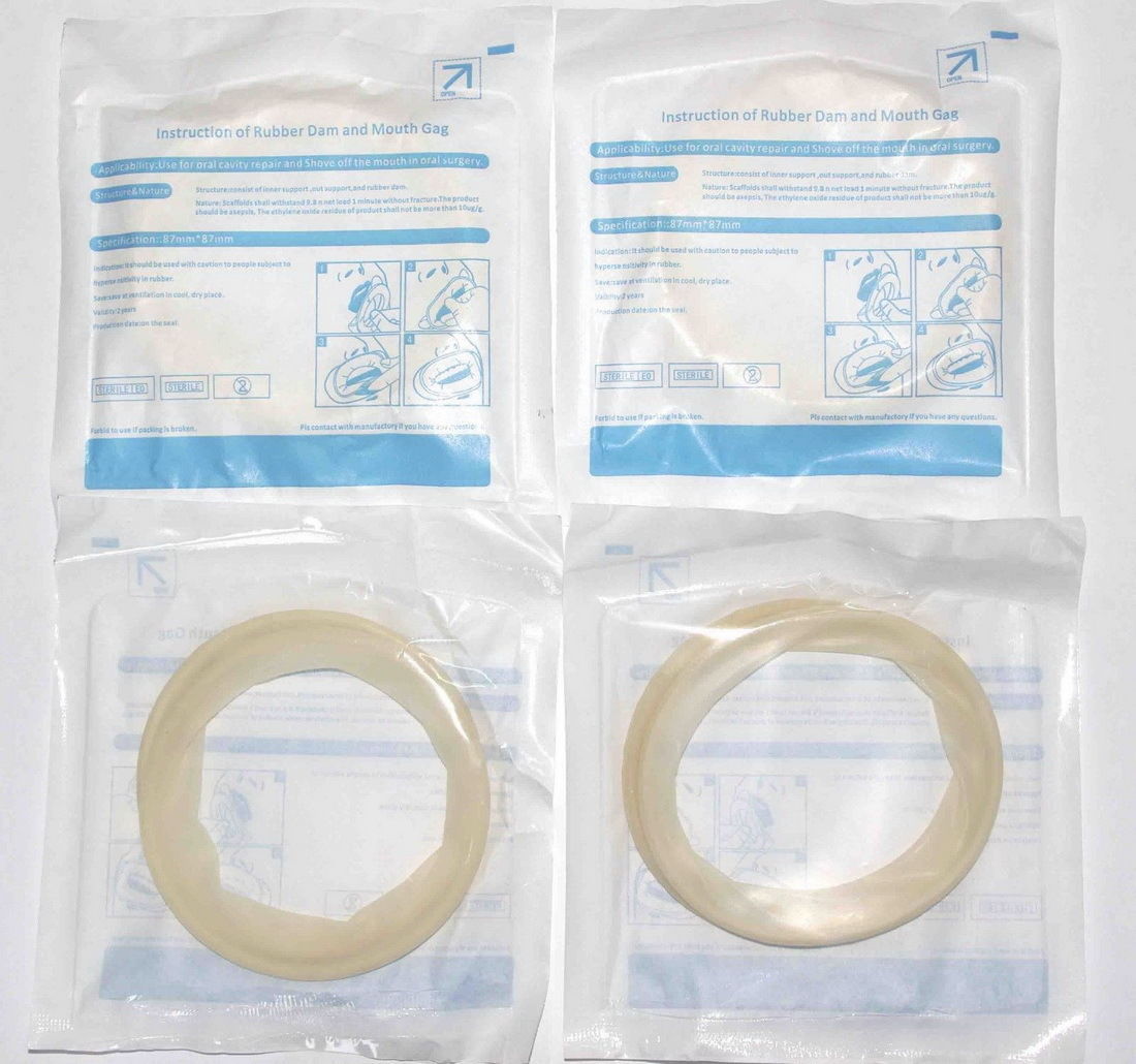 10 Pc Disposable Soft Lip Dental Sterile Rubber Dam Cheek Retractor Mouth Opener