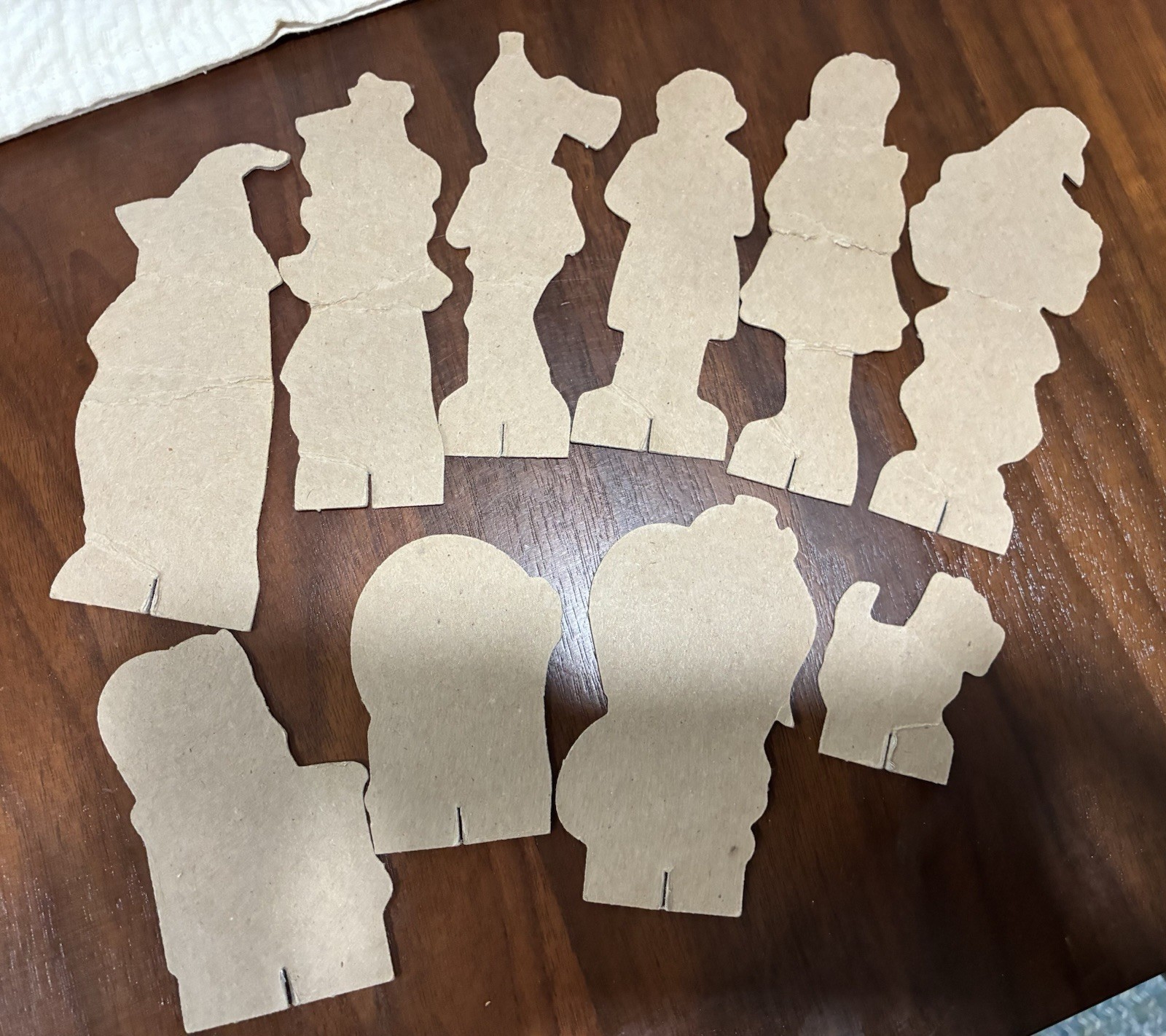 Rare 1960s Wizard of Oz Die Cut Figures Dorothy Glinda Witch Lion Oz Tinman Toto