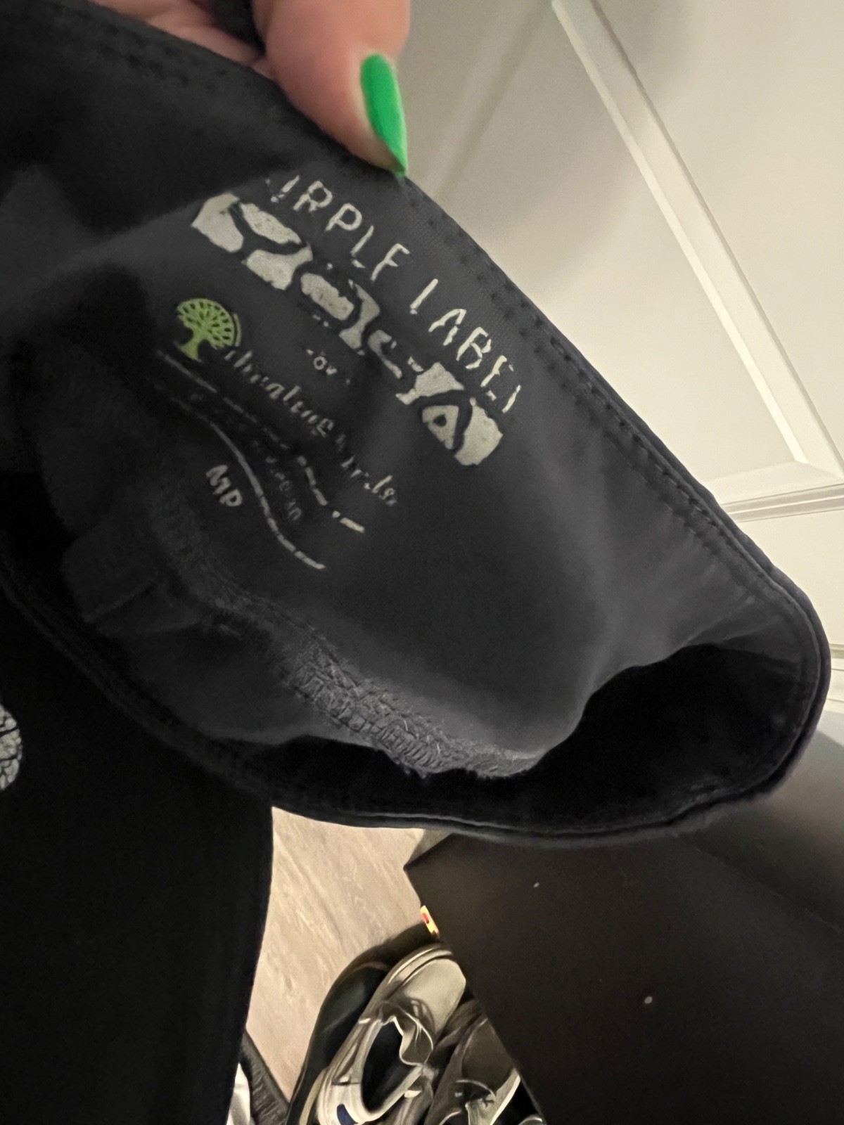 Purple Label Yoga by Healing Hands Grey Size M