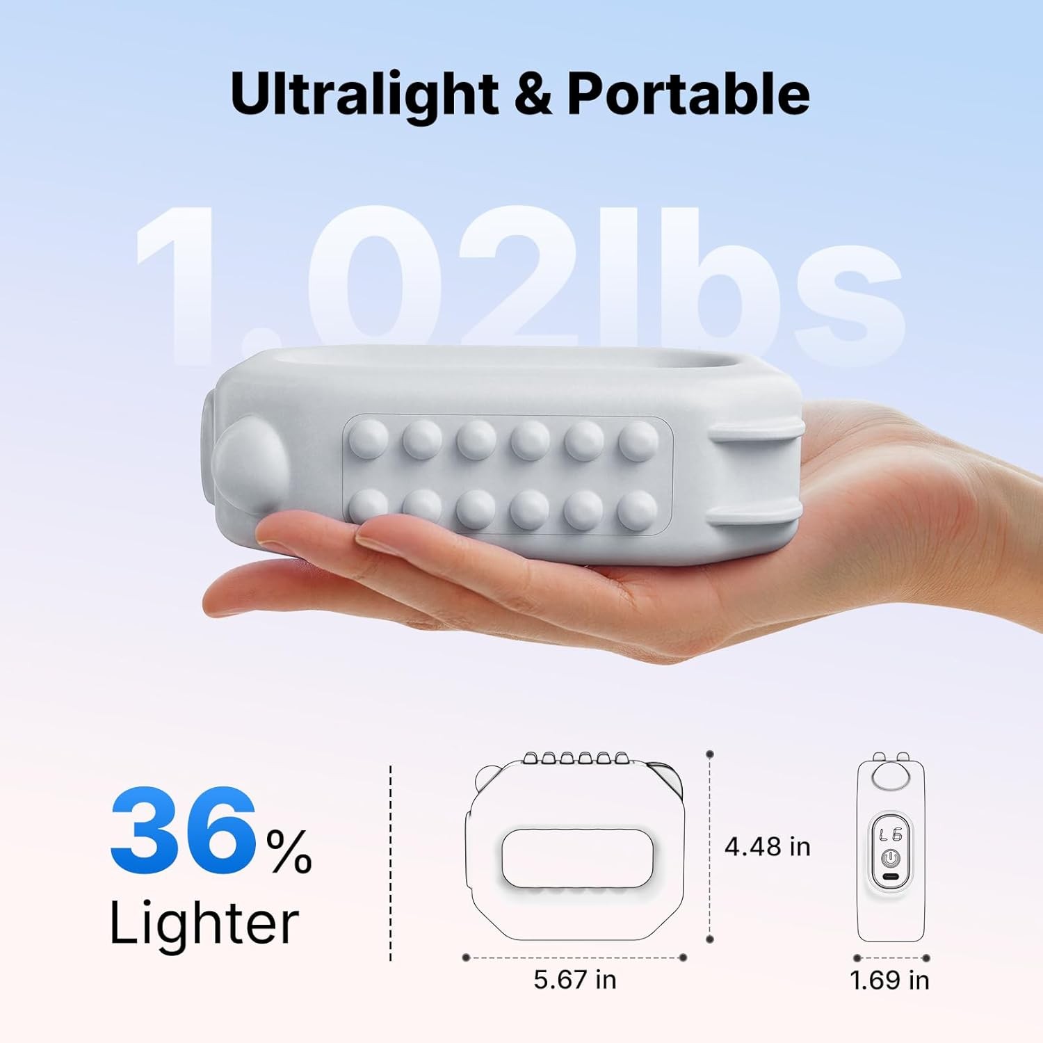 MERACH Vibration Plate for Lymphatic Drainage, Deep Tissue Percussive Massager