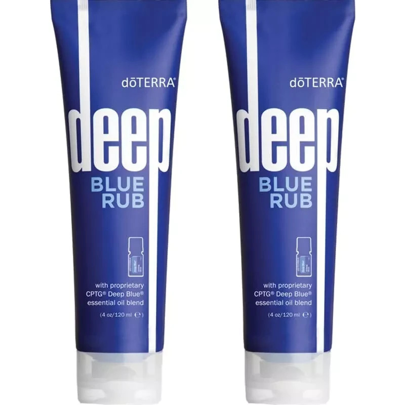 2 Pack DoTerra Deep Blue Rub Topical Cream New Sealed 4oz -US Stock