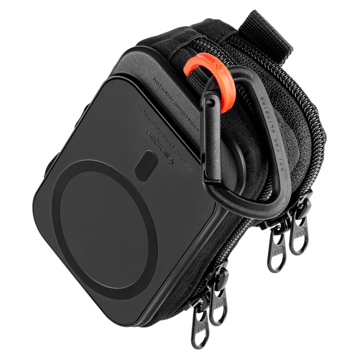 Spigen Snap Zip Pouch | EDC Mini MagSafe Backpack Organizer Card & AirPod Holder