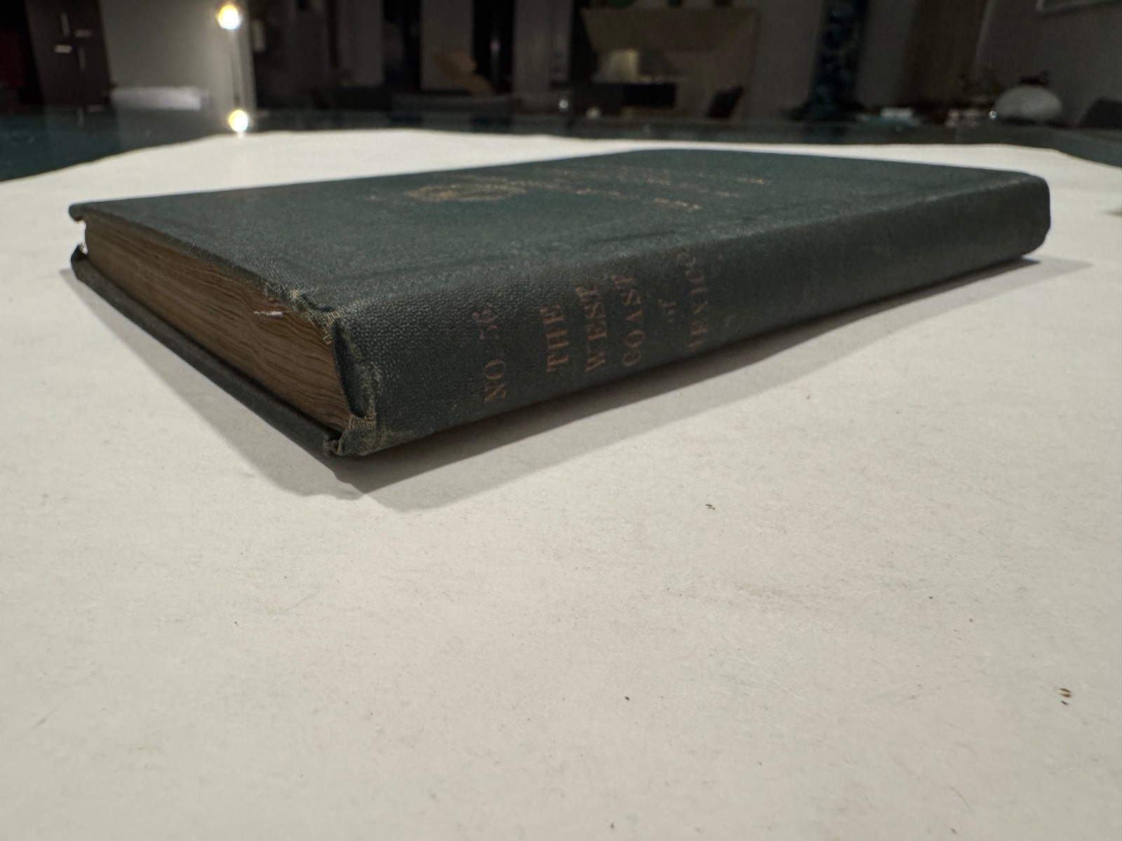 GEORGE DEWEY'S BOOK! 1880 Autographed West Coast of Mexico US Hydrographic Book