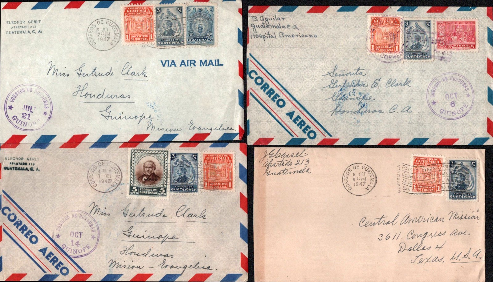 Guatemala Cover Collection - 9 Items - [Group 2]