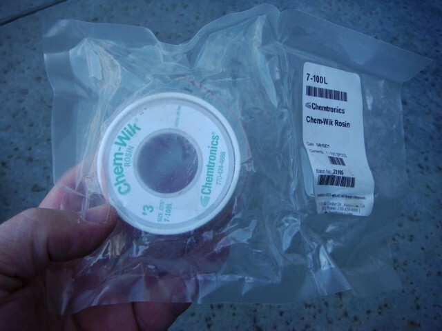 One Spool 100ft CHEMTRONICS 7-100L CHEM-WIK #3 Solder Braid - New Unused