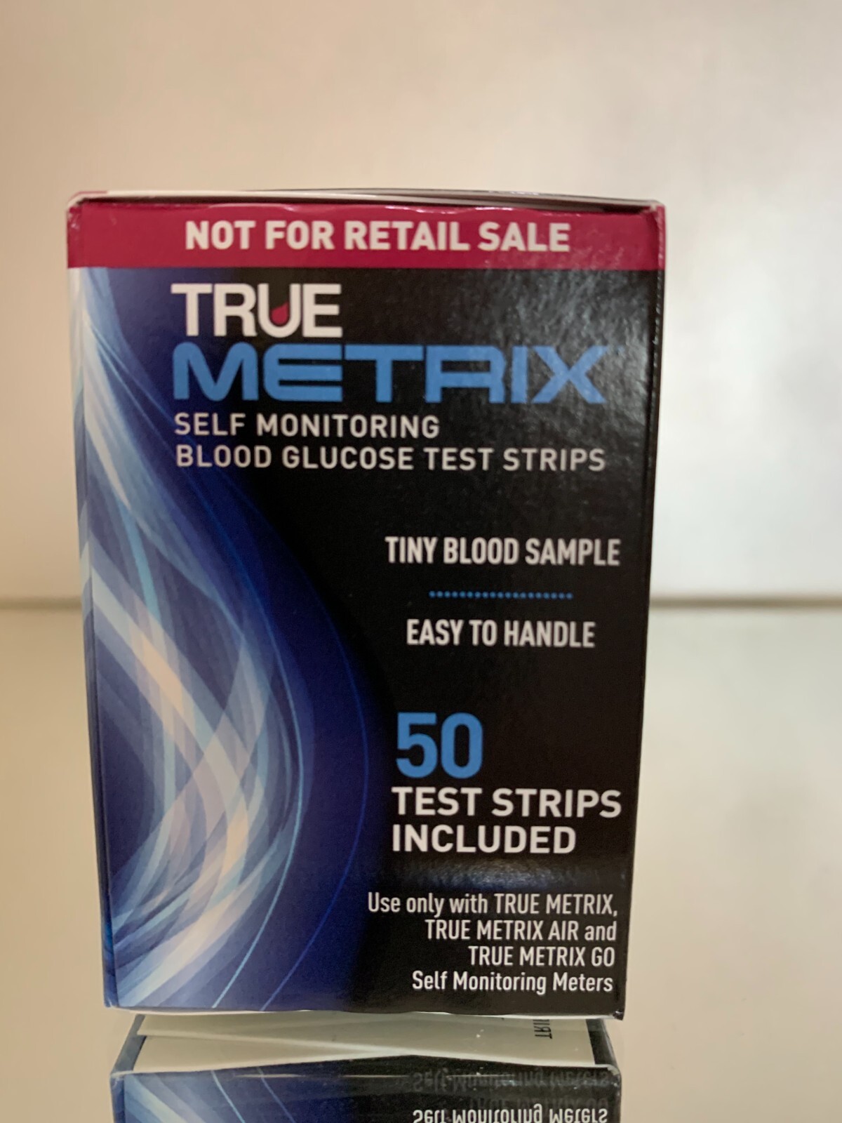 True Metrix Blood Glucose Test Strips 100 CT (2 BOXES) EXP 01/2026. FREE SHIP