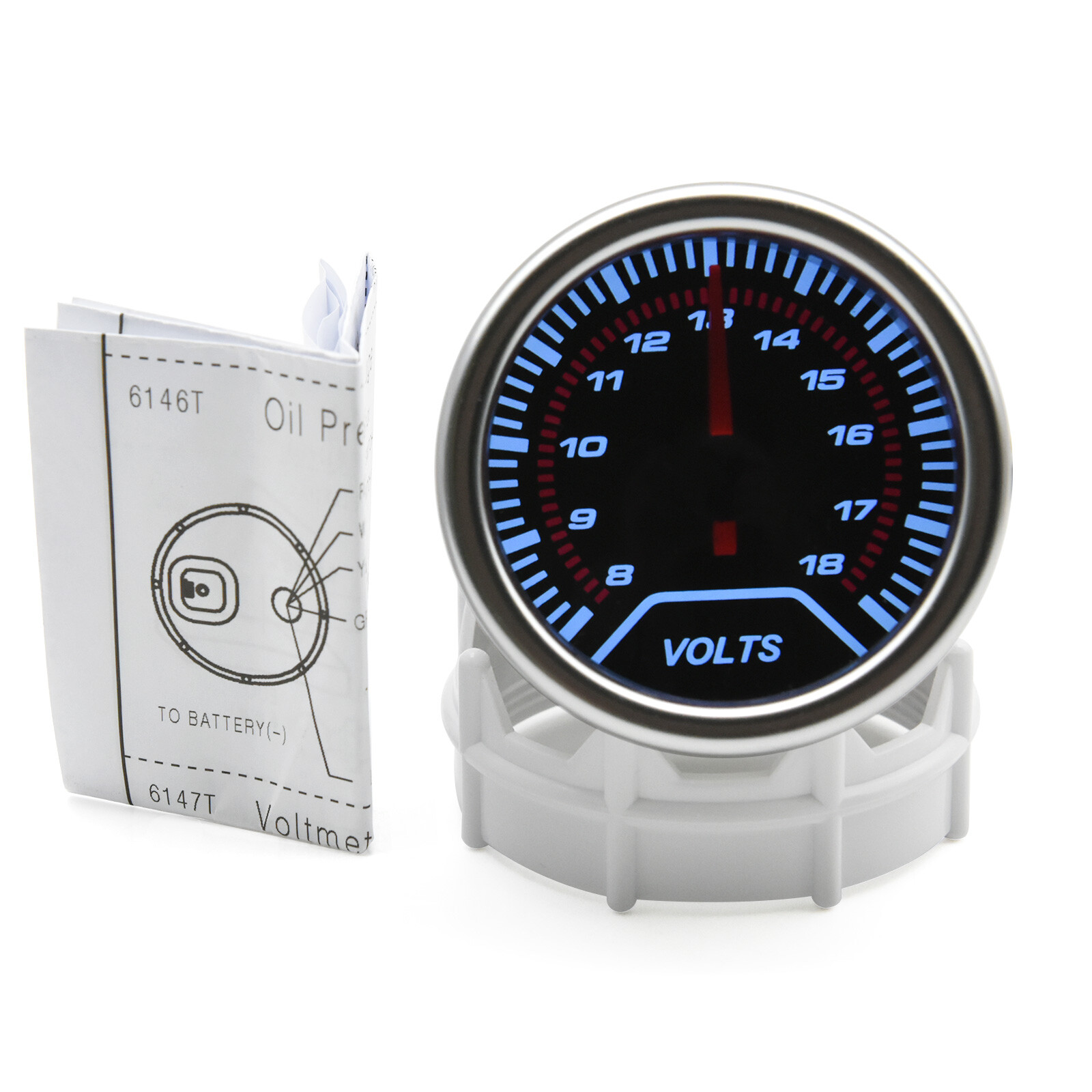 52mm Led Car Boost PSI/Water/Oil Temp/Pressure/Volt/AFR/EGT Gauge/Tachometer