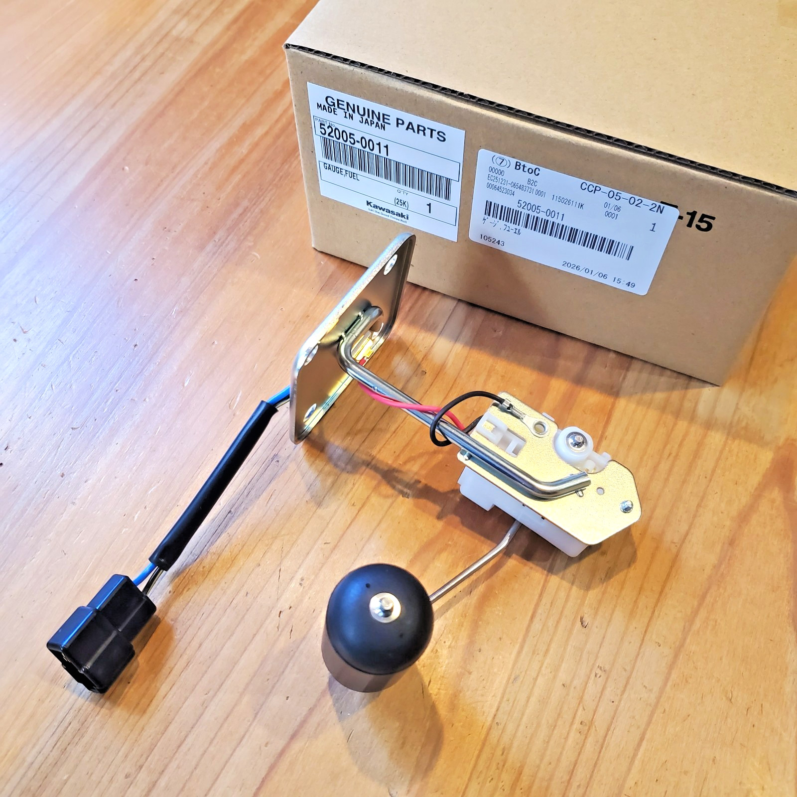 KAWASAKI Genuine Fuel Gauge for 2005-2013 Brute Force 650 750 52005-0011 NEW