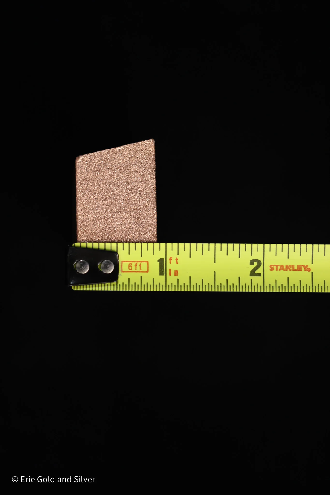 1 Pound lb Copper Trapezoid Ingot Element Design